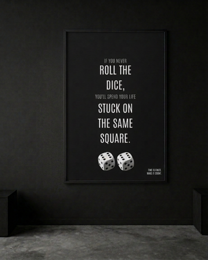 Roll the dice framed